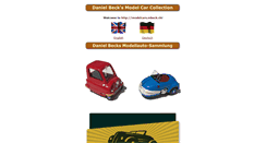 Desktop Screenshot of modelcars.mbeck.ch